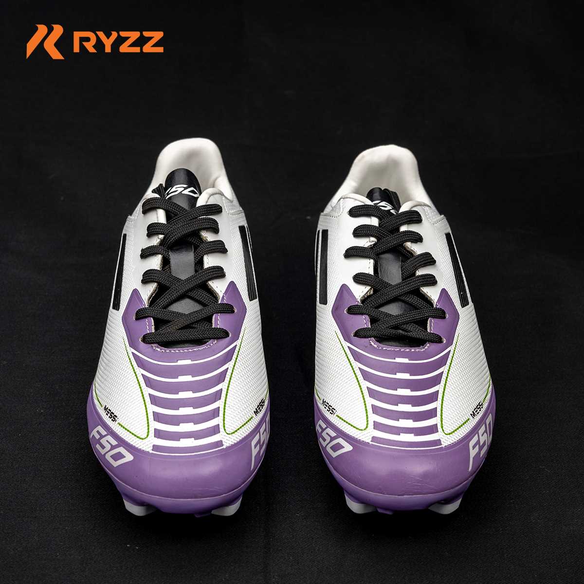 Premium Soccer Boot White & Purple