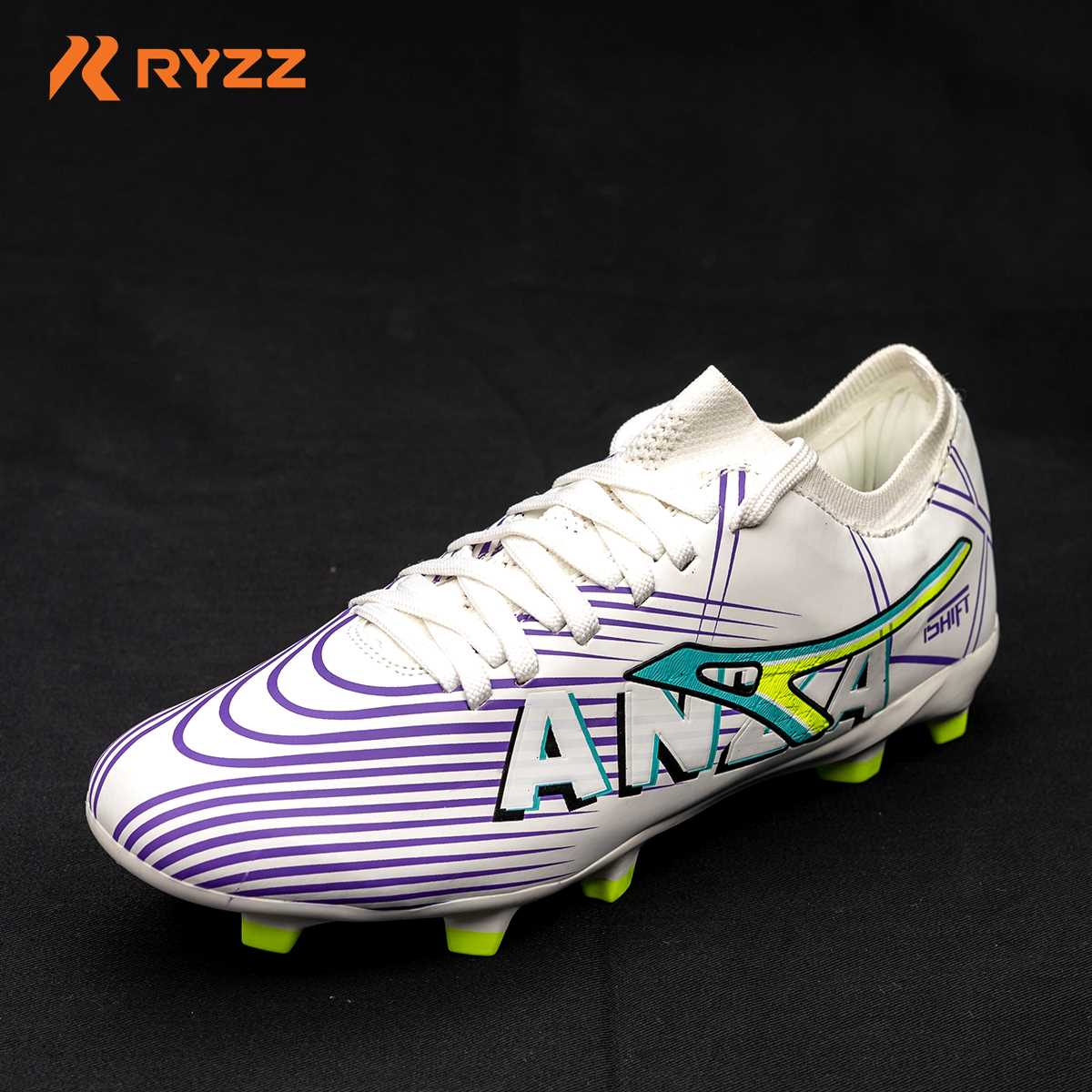 Shift Pro Soccer Boot White & Purple