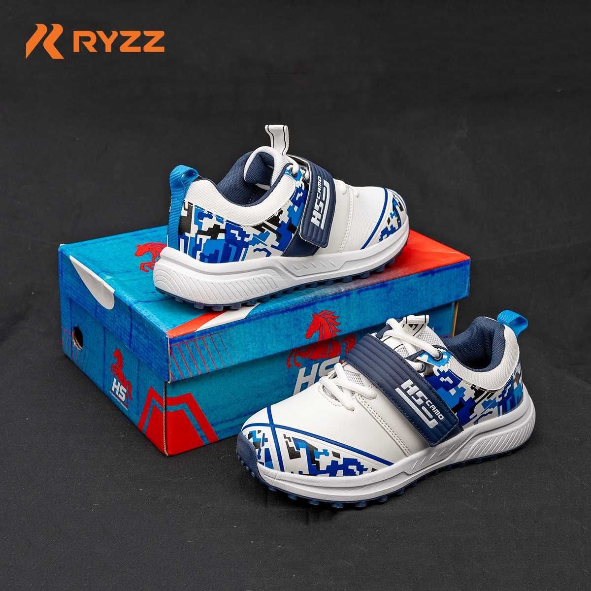 HS Camo White Blue